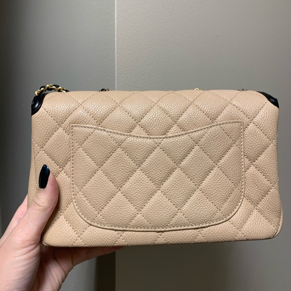 Chanel small two tone filigree bag - Picture 6 of 12